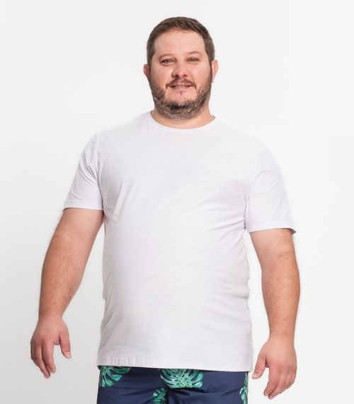 Camiseta Flamé Plus Size Masculino Kohmar Branco