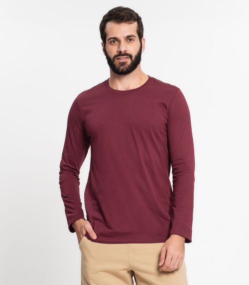 Camiseta Meia Malha Básica Masculina Kohmar Vermelho