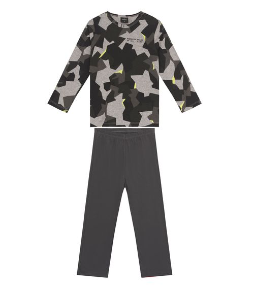 Pijama Infantil Masculino Urso Masculino Select Preto