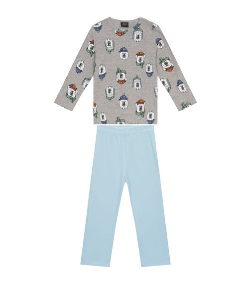 Pijama Infantil Masculino Urso Masculino Select Azul