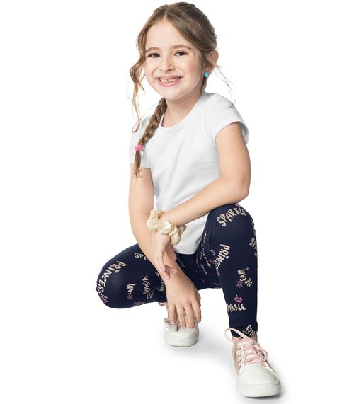 Legging Infantil Rovitex Kids Azul