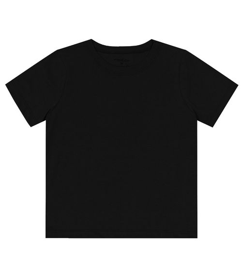 Camiseta Infantil Masculina Básica Rovitex Kids Preto