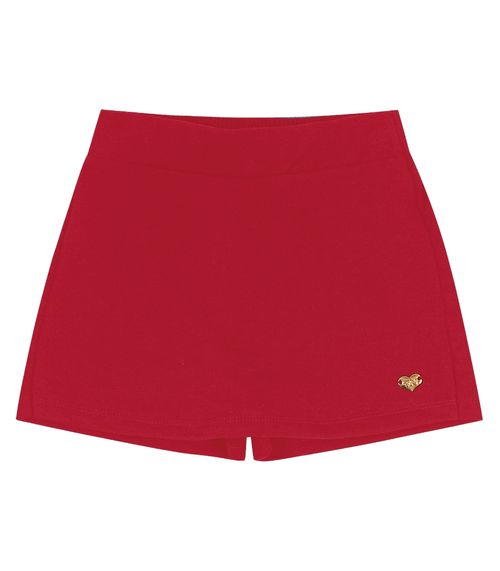 Shorts Saia Infantil Feminino Trick Nick Vermelho