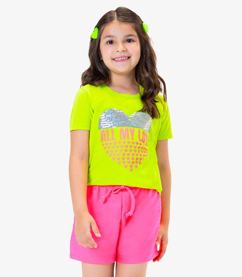 Blusa Infantil Feminina Rovi kids Verde