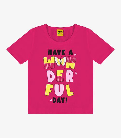 Blusa Infantil Feminina Rovi Kids Rosa