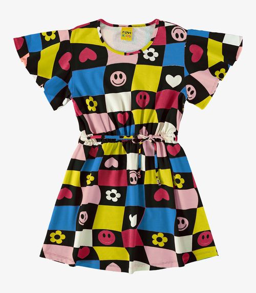 Vestido Infantil Rovi Kids Preto