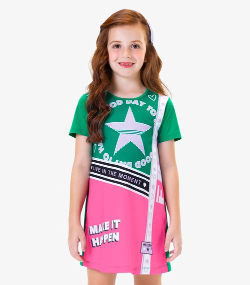 Vestido Infantil Rovi Kids Verde