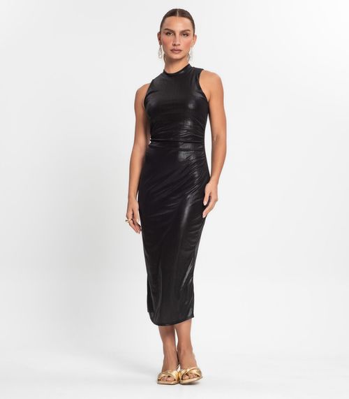 Vestido Midi Feminino Endless Preto