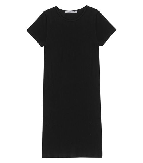 Vestido Canelado Feminino Endless Preto