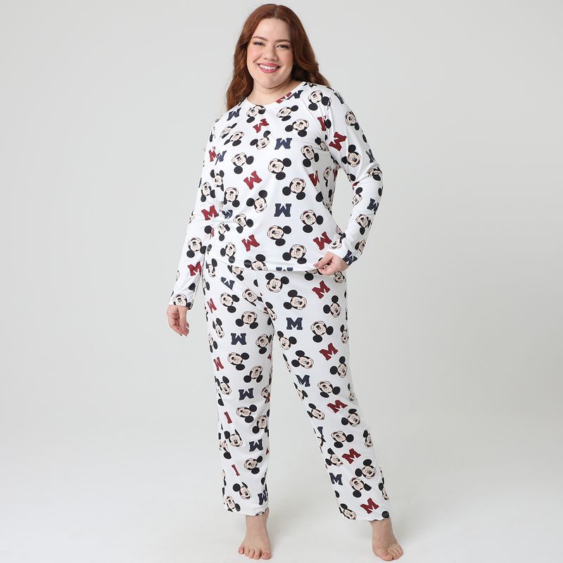 Pijama-Estampado-Mickey-Branco---Disney