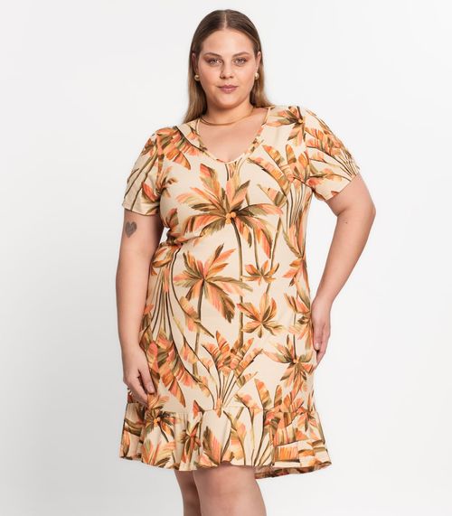 Vestido Plus Size Select Rosa