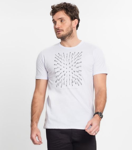 Camiseta Masculina Rovitex Branco