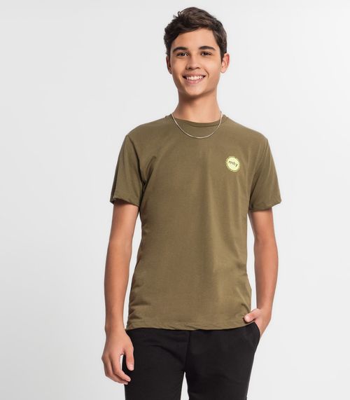 Camiseta Juvenil Masculina Minty Verde