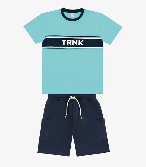 Conjunto Infantil Masculino Trick Nick Azul