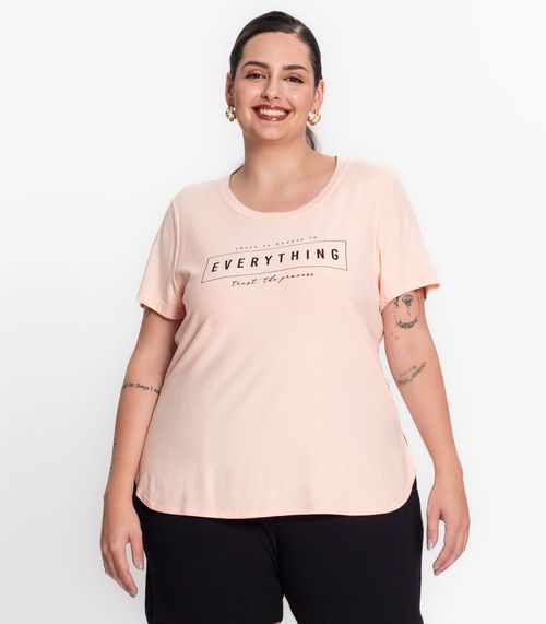 Blusa Feminina Plus Size Everything Secret Glam Rosa