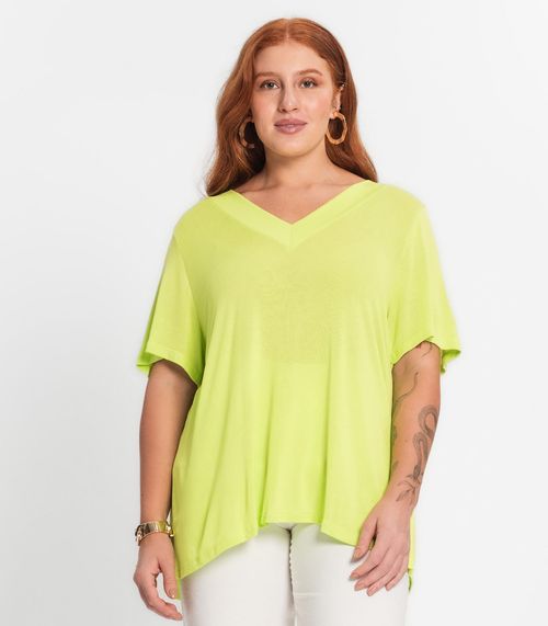 Blusa Feminina Plus Size Secret Glam Verde