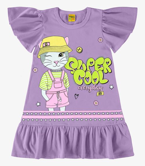 Vestido Infantil Rovi Kids Roxo