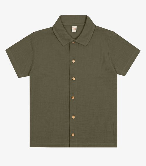 Camisa Infantil Masculina Trick Nick Verde