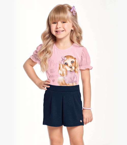 Blusa Infantil Feminina Trick Nick Rosa