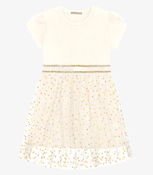 Vestido Infantil Feminino Trick Nick Amarelo