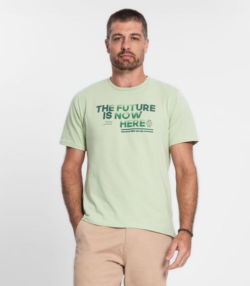 Camiseta Masculina Em Cotton Diametro Verde