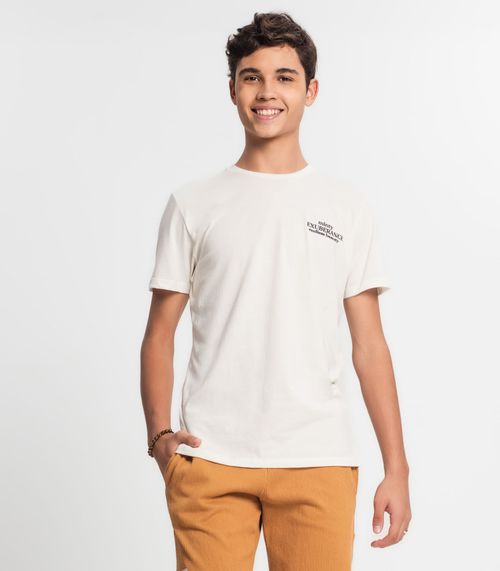 Camiseta Juvenil Masculina Minty Bege