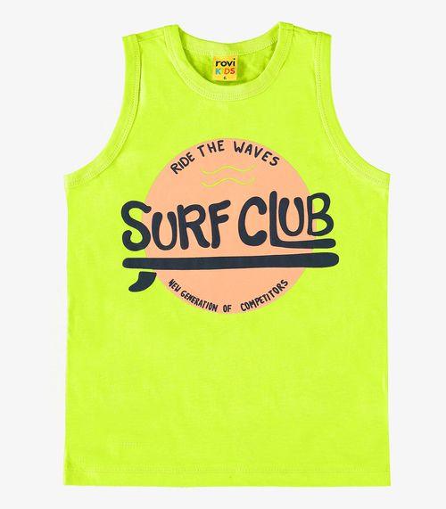 Regata Infantil Masculina Surf Rovi Kids Verde