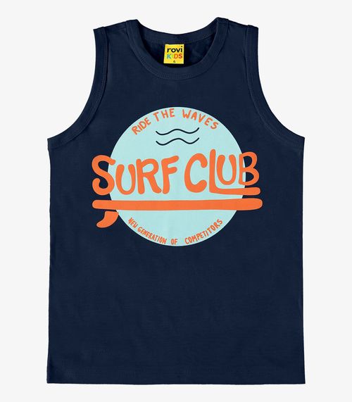 Regata Infantil Masculina Surf Rovi Kids Azul