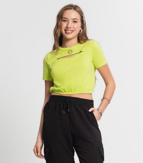 Camiseta Juvenil Feminina Minty Verde