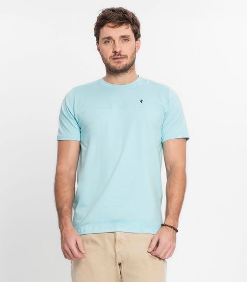 Camiseta Básica Masculina Diametro Azul