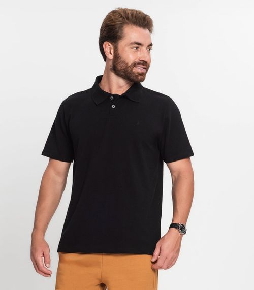 Camisa Polo Masculina Diametro Preto