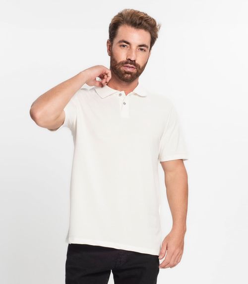 Camisa Polo Masculina Diametro Bege