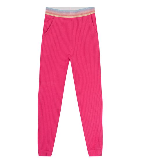 Calça Infantil Canelada Select Rosa