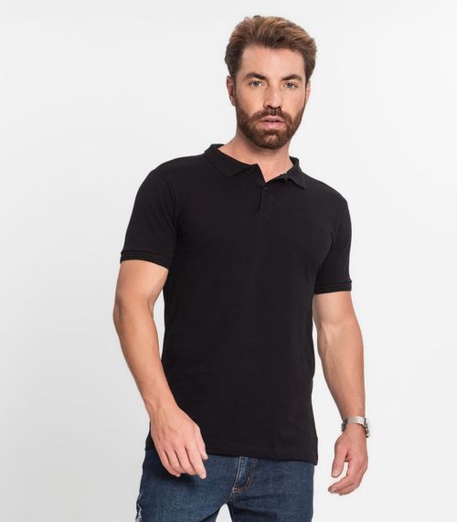 Polo Masculina Select Preto