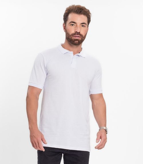 Polo Masculina Select Branco