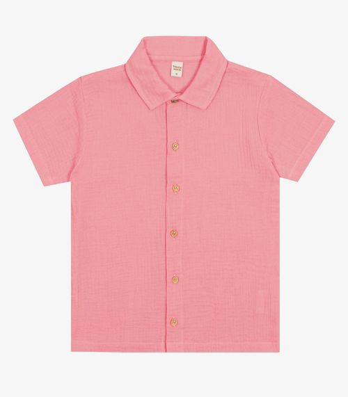 Camisa Infantil Masculina Trick Nick Rosa