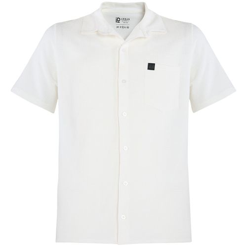 Camisa Manga Curta Bolso Off White - ID Jovem