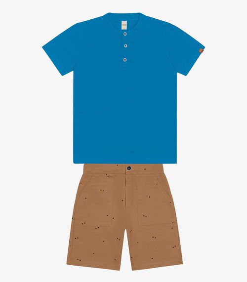 Conjunto Infantil Masculino Trick Nick Azul