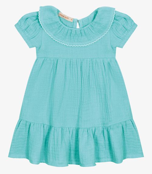 Vestido Infantil Feminino Trick Nick Azul