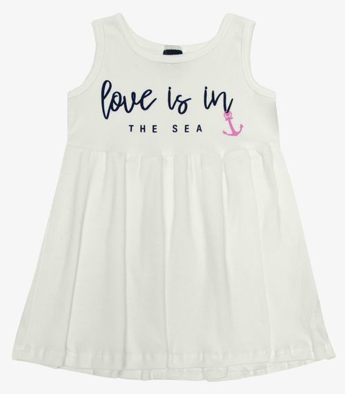 Vestido Infantil Ribana Select Bege