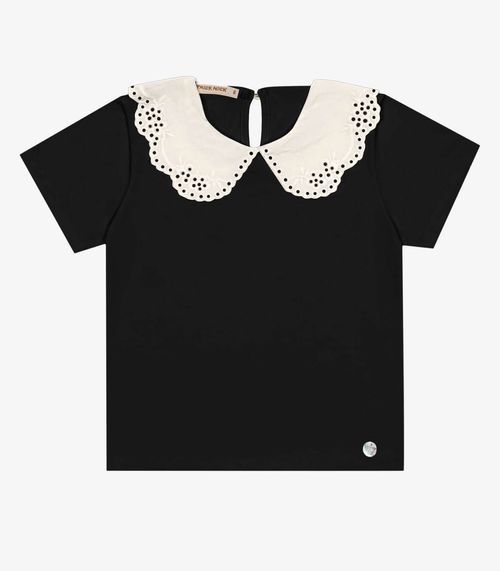 Blusa Infantil Feminina Trick Nick Preto