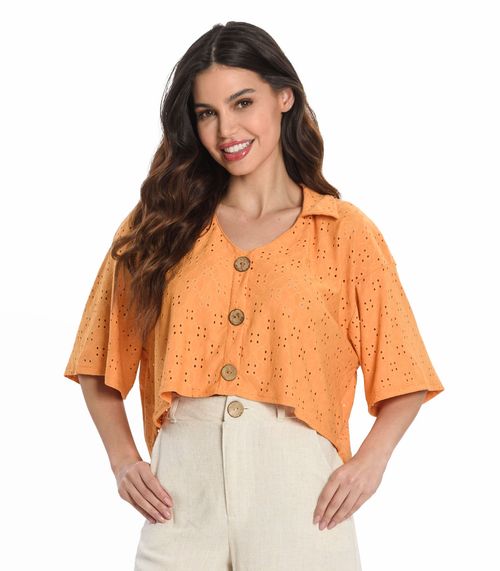 Camisa de Laise Feminina Endless Marrom