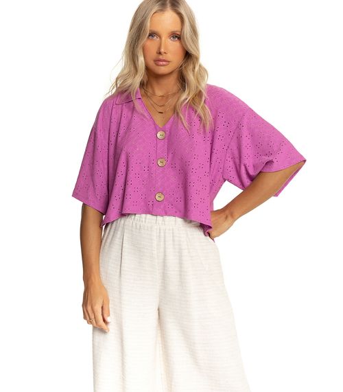 Camisa de Laise Feminina Endless Roxo