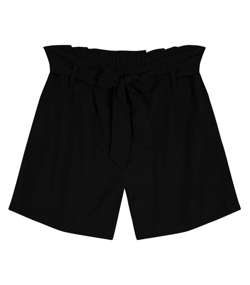 Shorts Feminino Em Sarja Endless Preto