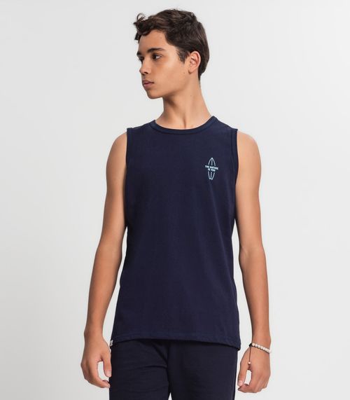 Regata Juvenil Masculina Minty Azul