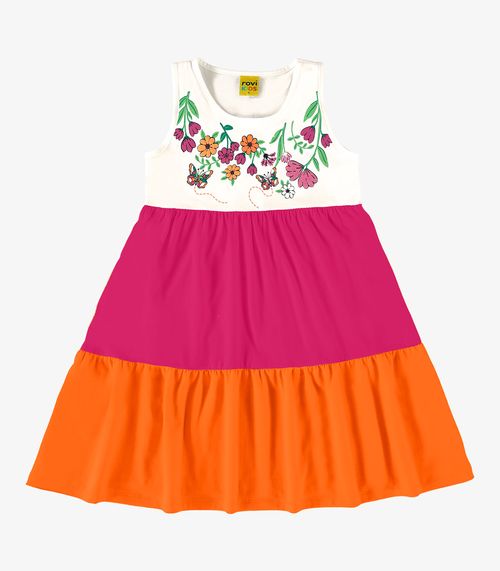 Vestido Infantil Rovi Kids Laranja