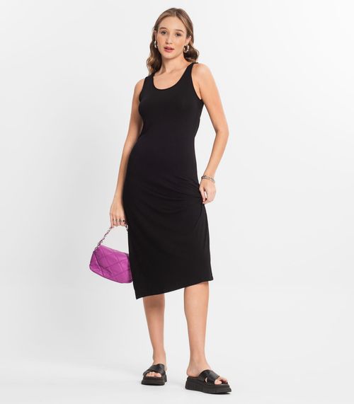 Vestido Midi Feminino Select Preto