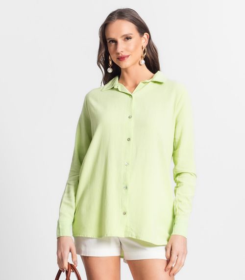 Camisa Manga Longa Feminina Endless Verde