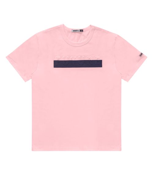 Camiseta Juvenil Masculina Minty Rosa