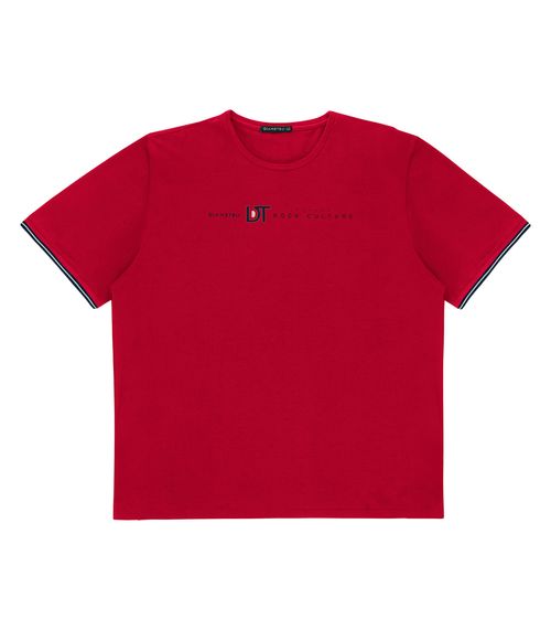 Camiseta Masculina Básica Diametro Vermelho